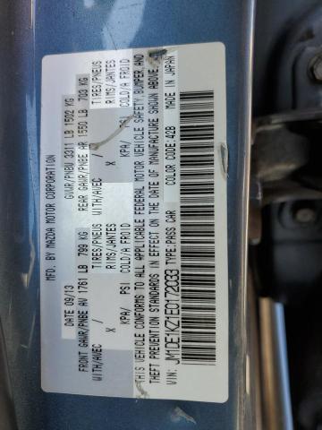 JM1DE1KZ1E0172033 Mazda zy california
