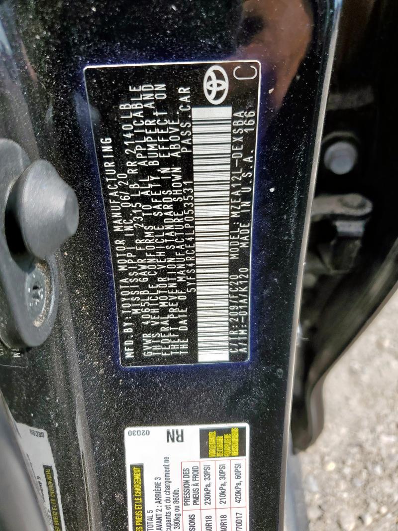 5YFS4RCE4LP053531 Toyota m20-fks