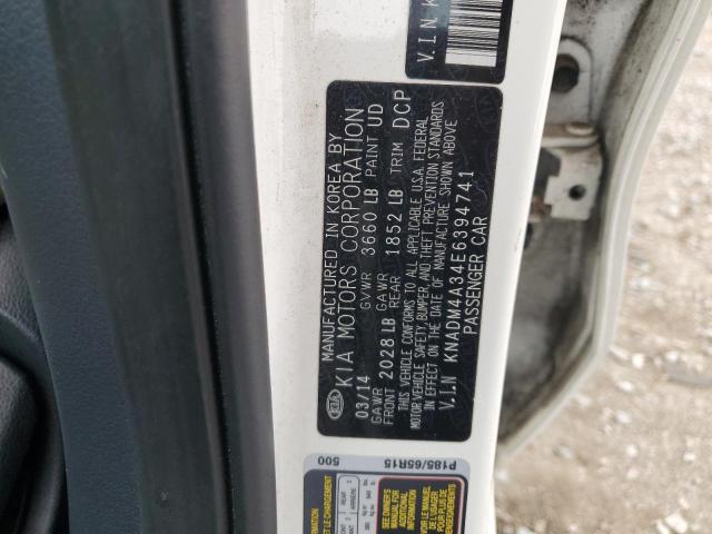 KNADM4A34E6394741 KIA dohc gamma