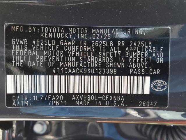 4T1DAACK9SU123398 Toyota a25a-fxs