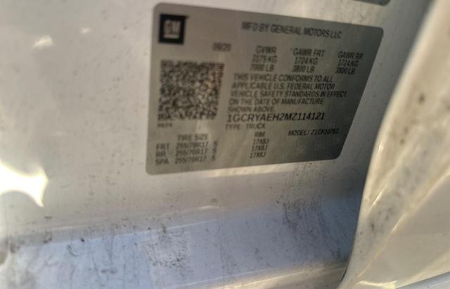1GCRYAEH2MZ114121 Chevrolet lv3