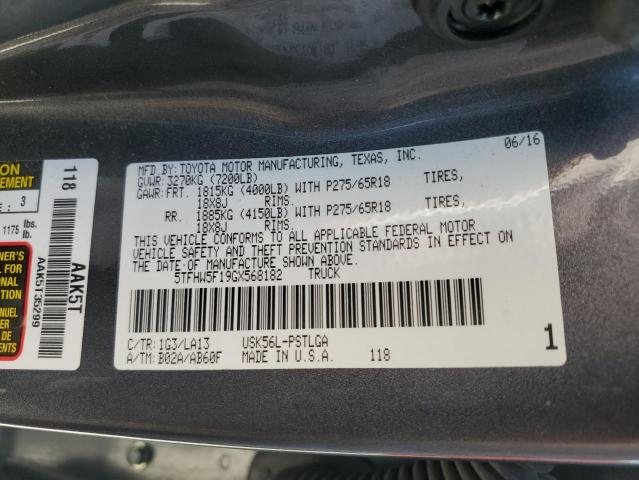 5TFHW5F19GX568182 Toyota TUNDRA CRE