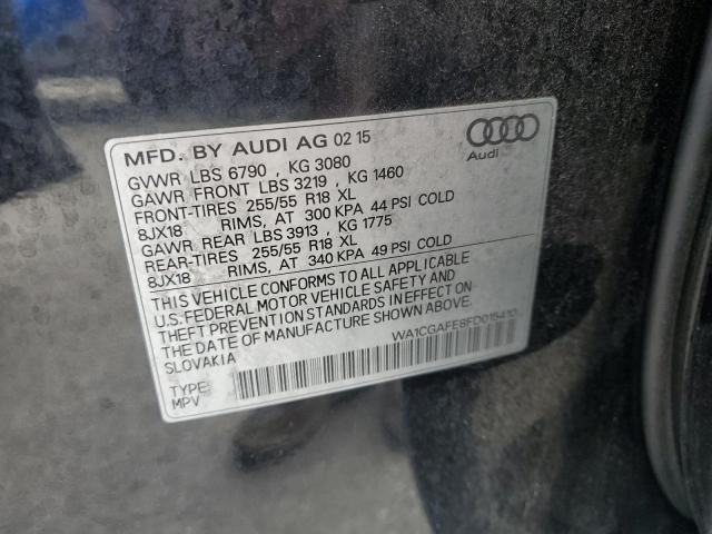 WA1CGAFE8FD015410 Audi 2015
