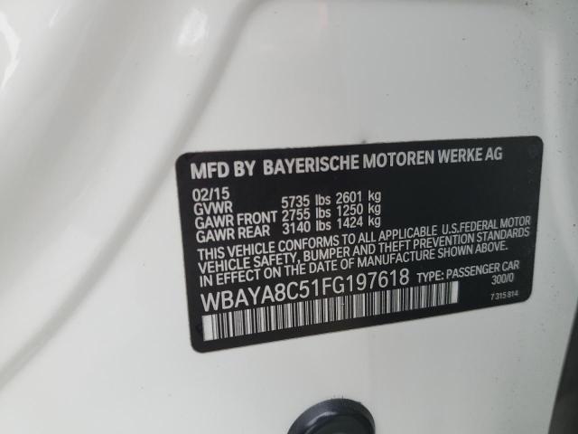 WBAYA8C51FG197618 BMW 2015