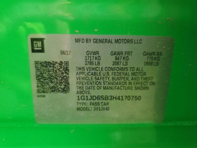 1G1JD6SB3H4170750 Chevrolet luv - mfi, vvt: variable valve timing, alum, e85 max