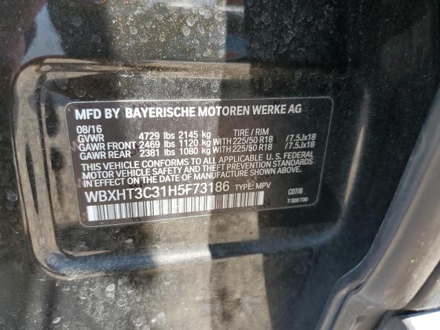 WBXHT3C31H5F73186 BMW X1 XDRIVE2