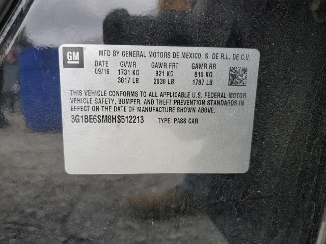 3G1BE6SM8HS512213 Chevrolet le2 -di: direct injection, vvt: variable valve timing, gen, alum