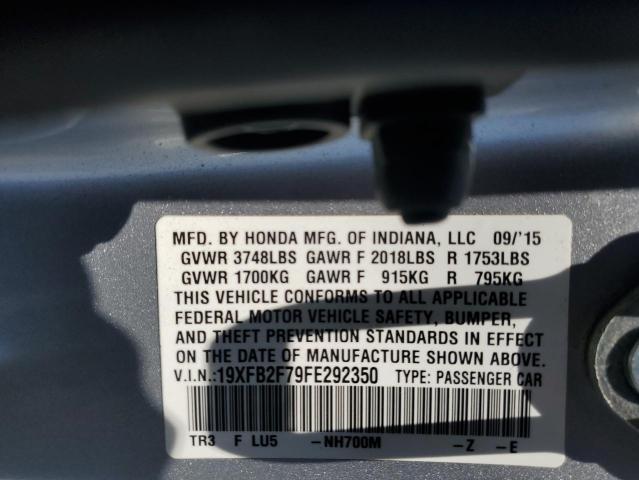 19XFB2F79FE292350 Honda r18z1