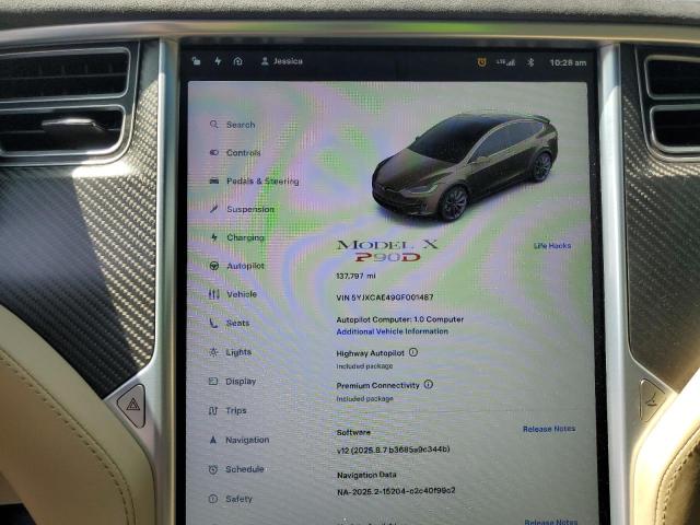 5YJXCAE49GF001487 Tesla 2016