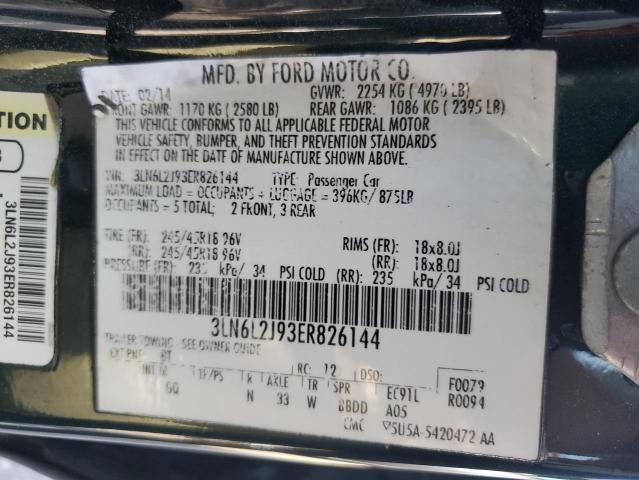 3LN6L2J93ER826144 Lincoln 2014