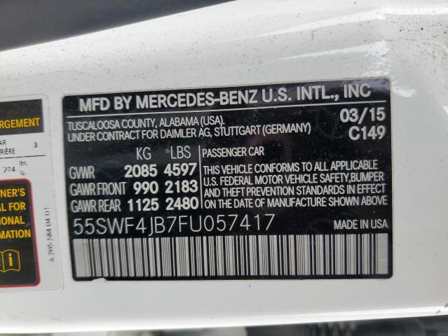 55SWF4JB7FU057417 Mercedes-Benz C 300