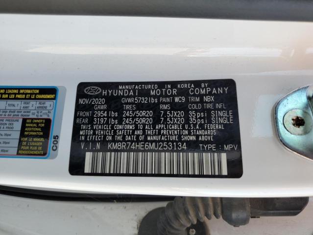 KM8R74HE6MU253134 Hyundai gdi lambda ii