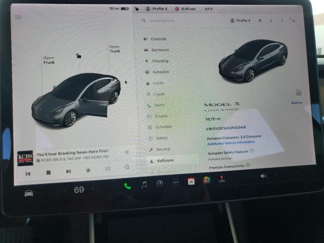 5YJ3E1EA3JF003418 Tesla 2018