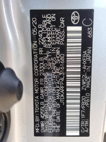 JTDKARFP4L3161680 Toyota 2zr-fxe+1nm+1sm