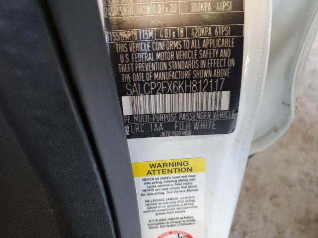 SALCP2FX6KH812117 Land Rover aj20p