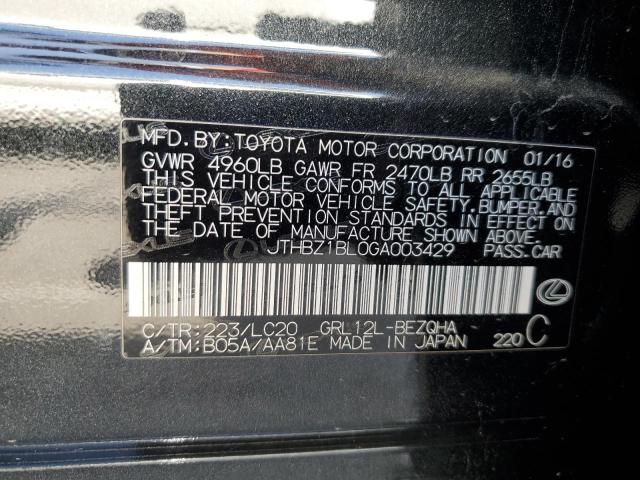 JTHBZ1BL0GA003429 Lexus 2gr-fks