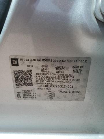 3GCUKSEC2JG134001 Chevrolet Silverado