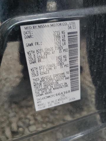 5N1AR2MM2FC664368 Nissan Pathfinder
