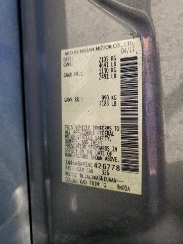1N4AA6AP1HC426778 Nissan Maxima