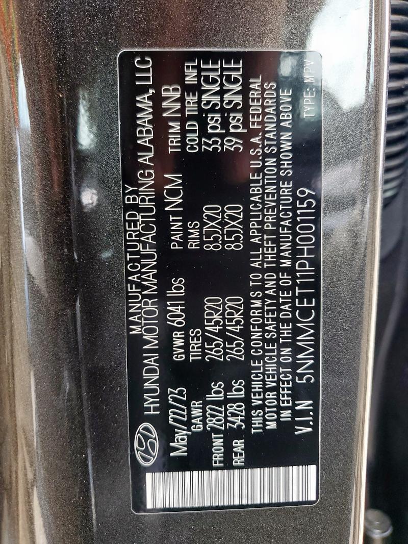 5NMMCET11PH001159 Genesis Gv70 Base