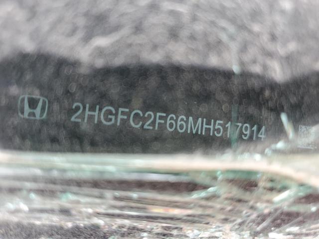 2HGFC2F66MH517914 Honda Civic Lx