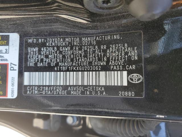 4T1BF1FKXGU203062 Toyota 2ar-fe