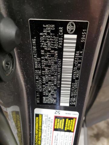 4T1B11HKXJU615047 Toyota CAMRY L