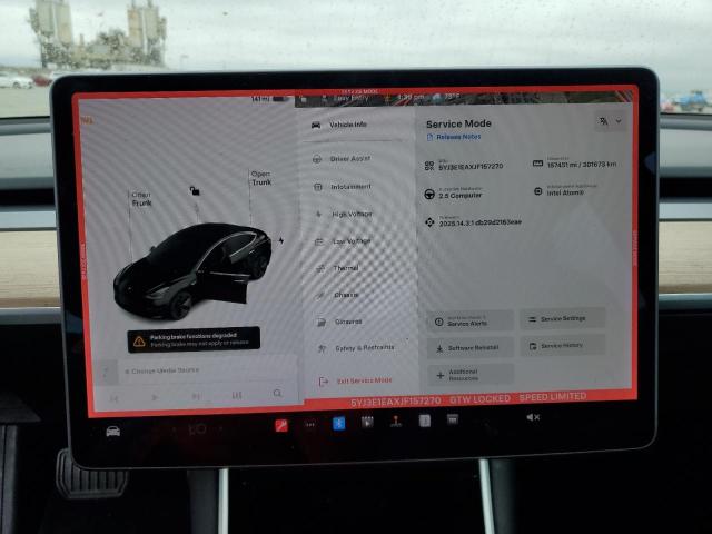 5YJ3E1EAXJF157270 Tesla MODEL 3