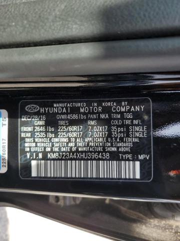 KM8J23A4XHU396438 Hyundai TUCSON SE