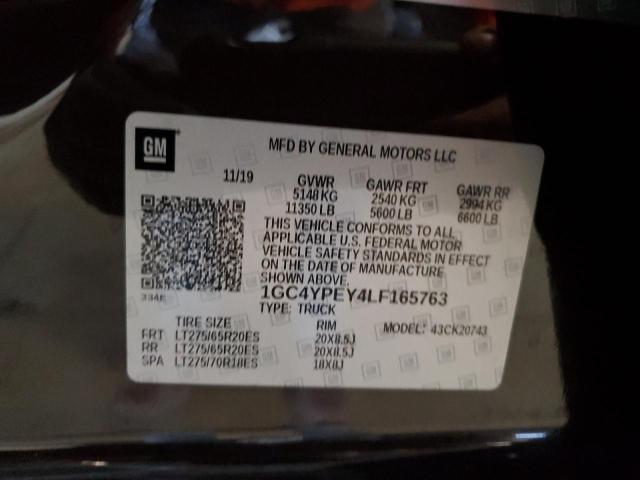 1GC4YPEY4LF165763 Chevrolet l5p - di, duramax, gen 5, var. 1