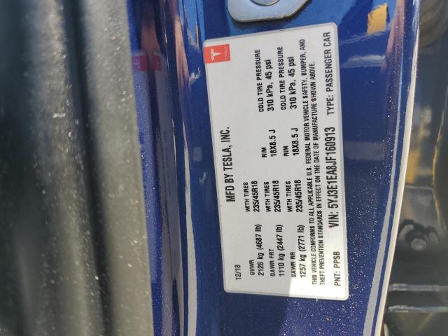 5YJ3E1EA8JF160913 Tesla MODEL 3