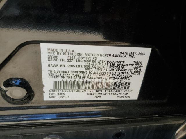 4A4AP3AU1FE037257 Mitsubishi dohc mivec