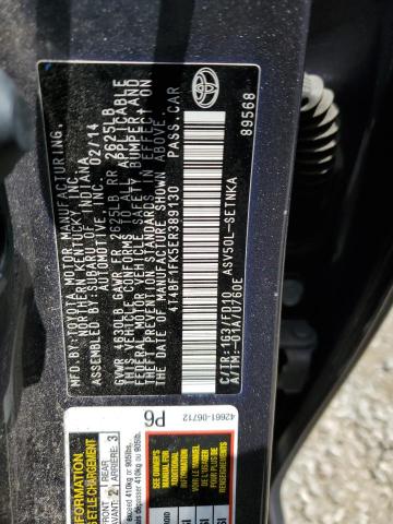4T4BF1FK5ER389130 Toyota CAMRY L