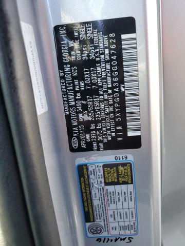 5XYPGDA36GG047628 KIA dohc gdi theta ii