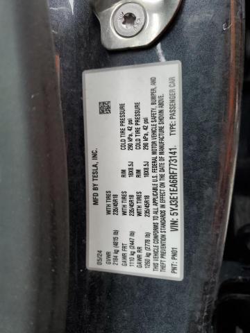 5YJ3E1EA6RF773141 Tesla MODEL 3