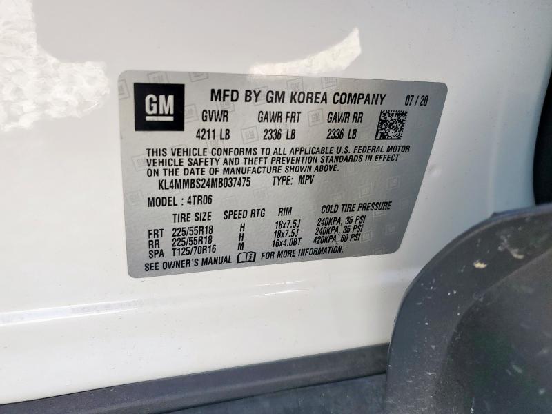 KL4MMBS24MB037475 Buick lih - e0-15, di, l3, vvt, alum, css prime