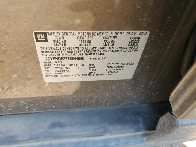 3GYFNDE37ES644966 Cadillac lfx - vvt, e85 max, aluminum