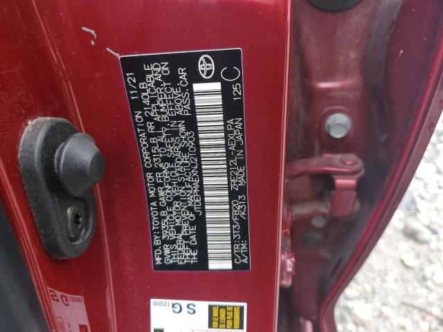 JTDEPMAEXNJ210903 Toyota 2zr-fae