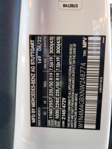 W1N4M4GBXNW248774 Mercedes-Benz GLB 250