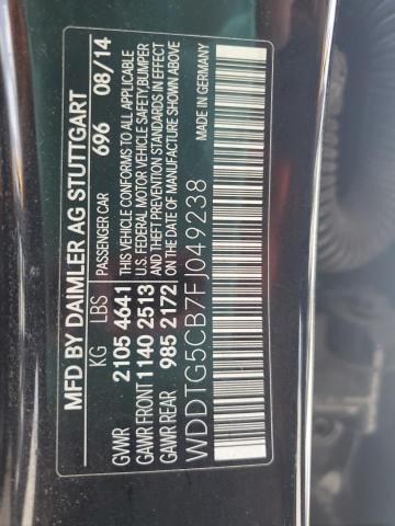 WDDTG5CB7FJ049238 Mercedes-Benz GLA-Class