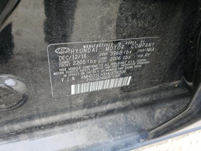 KMHD35LHXHU379306 Hyundai 2017