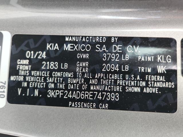 3KPF24AD6RE747393 KIA Forte
