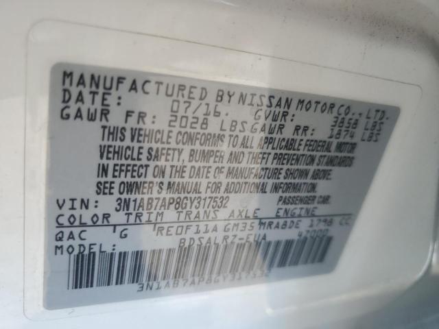 3N1AB7AP8GY317532 Nissan 2016