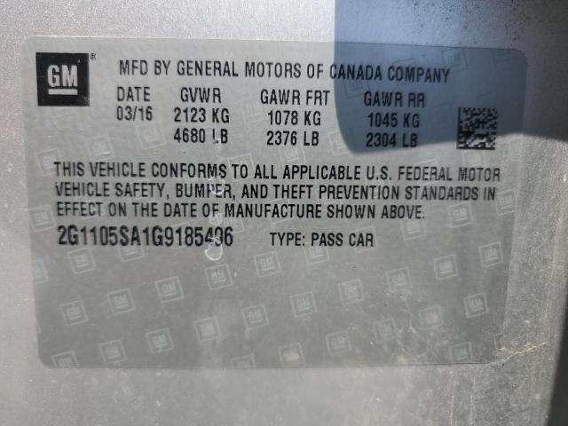 2G1105SA1G9185496 Chevrolet lcv -sidi, dcvcp, vvt, dcvcp, e85 max, e0-e100, aluminum
