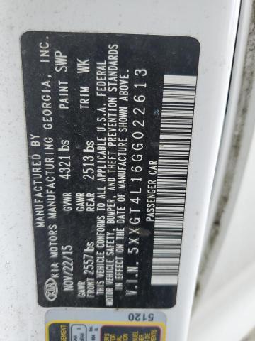 5XXGT4L16GG022613 KIA t-gdi gamma