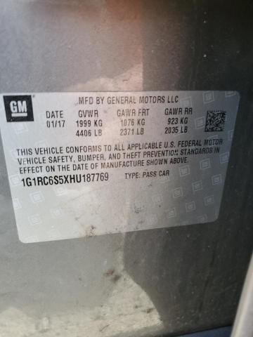 1G1RC6S5XHU187769 Chevrolet l3a - di: direct injectio, vvt: variable valve timing, hybrid, gen 1