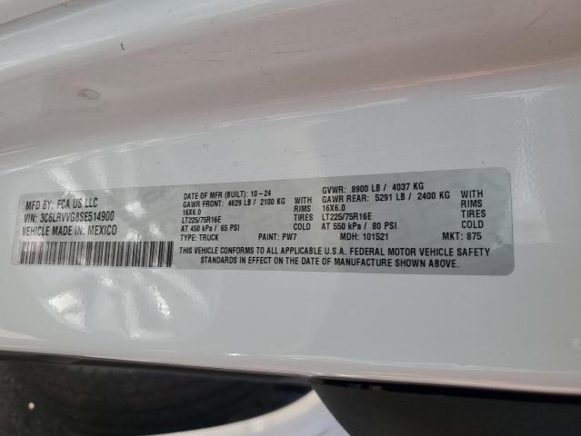 3C6LRVVG8SE514900 RAM 2025