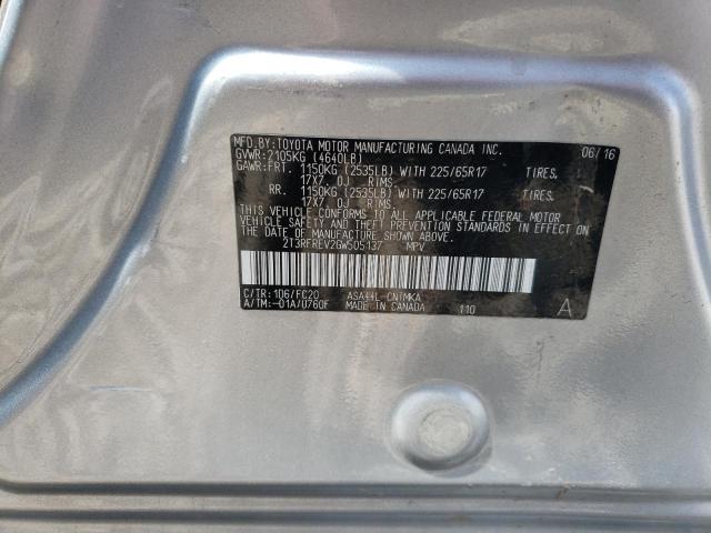 2T3RFREV2GW505137 Toyota 2ar-fe