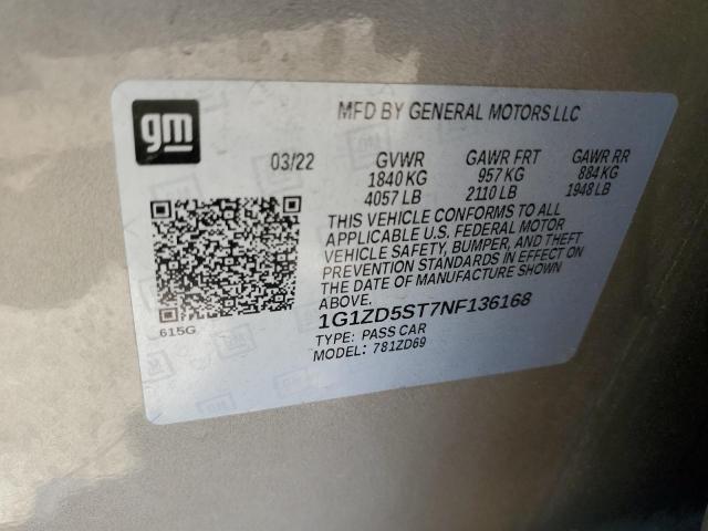 1G1ZD5ST7NF136168 Chevrolet lfv - direct injection, variable valve timing, gen 1 gmna