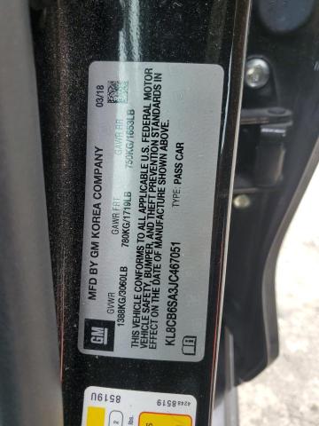KL8CB6SA3JC467051 Chevrolet lv7 - mfi, variable valve timing, alum, gen 1 var 1